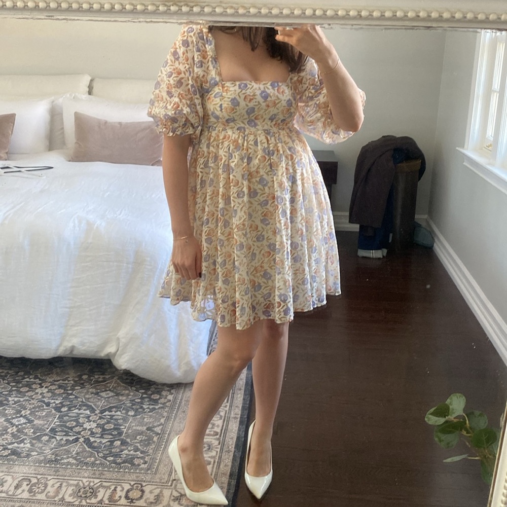 Baby doll floral dress